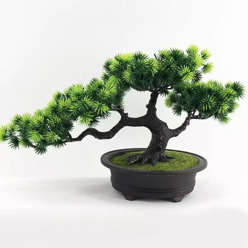 Artificial Plant Bonsai Welcoming Pine Fake Green Plants Simulation Pine Tree 1