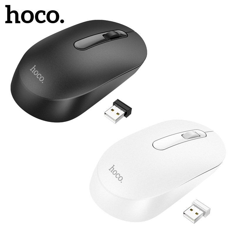 Chuột không dây Hoco GM14 dùng máy tính, đầu box TV, đầu mạng, có 2 màu lựa chọn