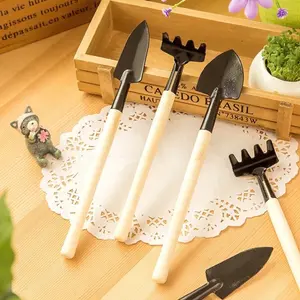 One Set Sekop Garpu Cangkul Mini 3in1 / Alat Berkebun / Garden Tools Mini