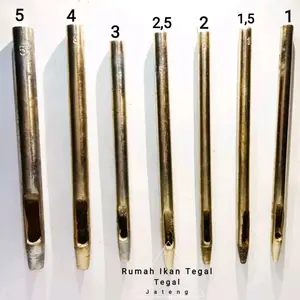 Plong Pembolong Bulat Bahan Kulit Hollow Punch Ukuran 1mm - 5mm