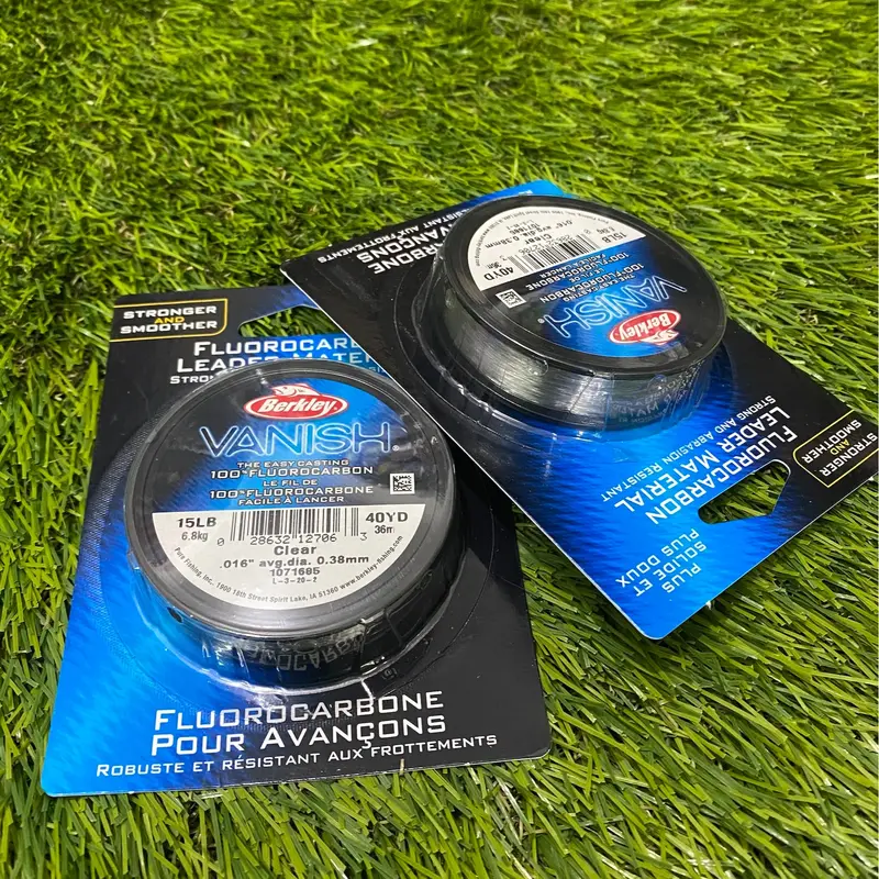 SENAR PANCING LEADER BERKLEY VANISH VLM 100% FLUOROCARBON VARIAN SIZE 6