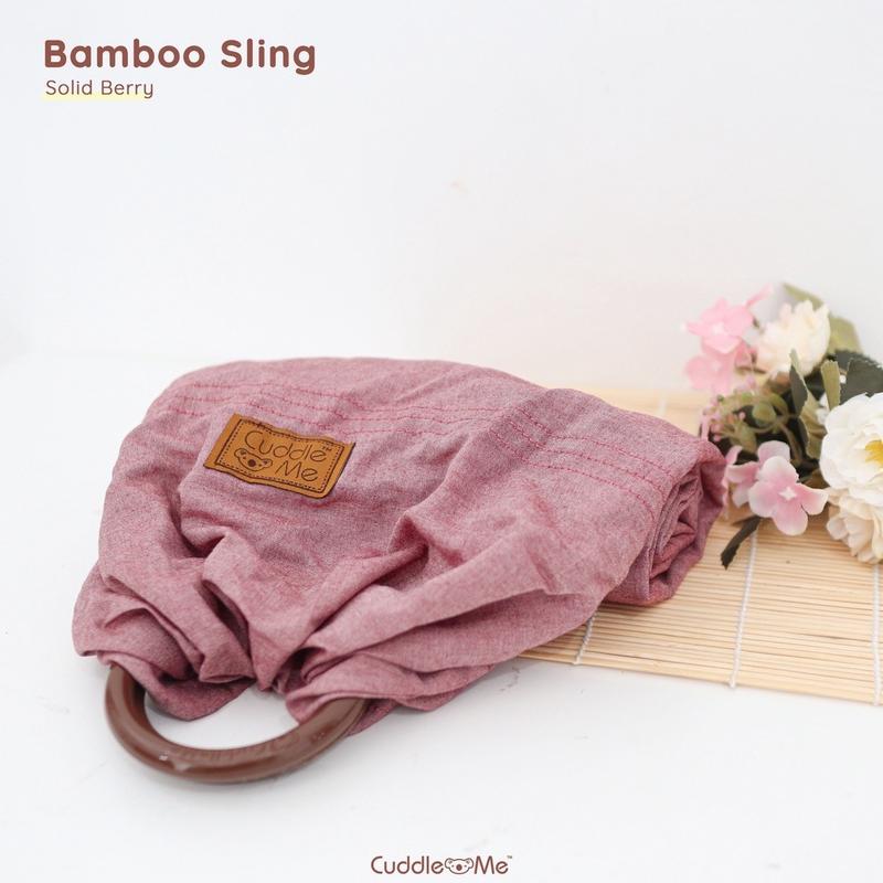 [COD Bonus Hadiah] Gendongan Bayi Ringsling Cuddleme Bamboo Gendongan Bayi Newborn 4