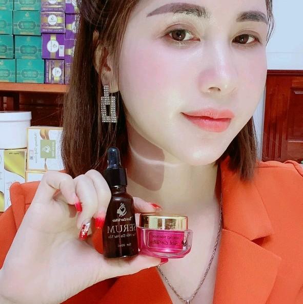 COMBO KEM TÍM VÀ SERUM BÍCH CAO Skincare