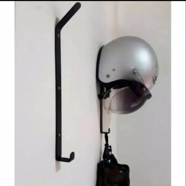 Gantungan helm besi, jaket kunci dan lain lain