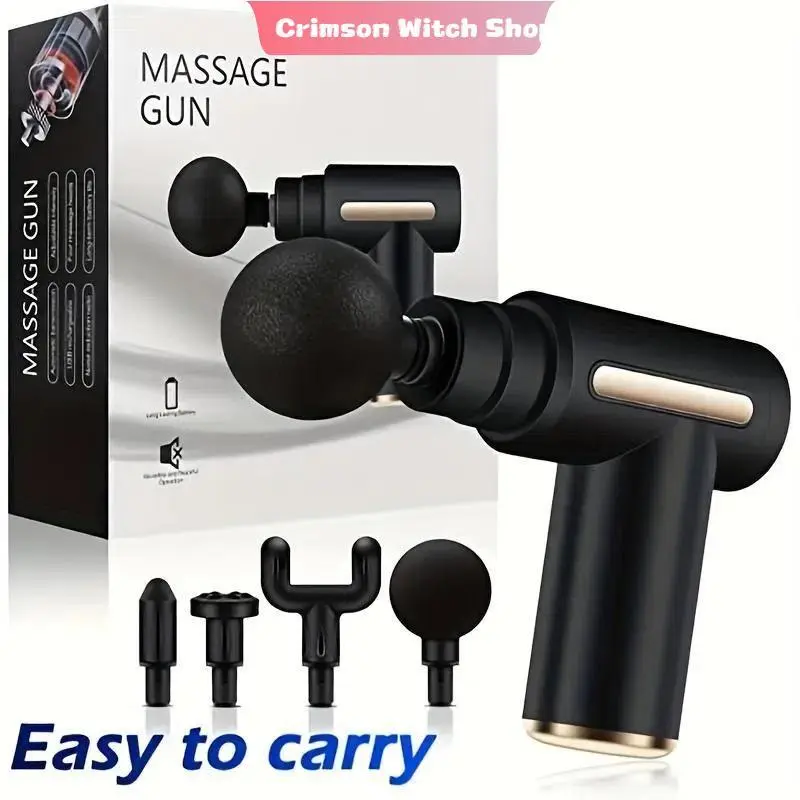 Wireless Mini Fascia Gun, Portable Neck & Cervical Spine Massage Device, Ideal for Relaxation
