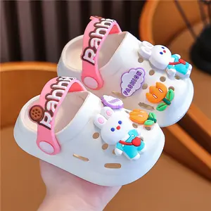 PROMO 4.4 IMPORT OkayBaby B342 Sandal Slop Rabbit Anak Perempuan Kekinian Casual Fashion Sendal Baim Anak Bayi Cewek Lucu Anti Slip Bahan Empuk Karet Anti LicinUmur 9 bulan-5 Tahun Terbaru