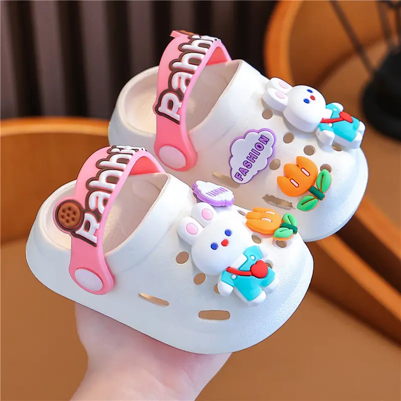PROMO 6.6 IMPORT OkayBaby B342 Sandal Slop Rabbit Anak Perempuan Kekinian Casual Fashion Sendal Baim Anak Bayi Cewek Lucu Anti Slip Bahan Empuk Karet Jelly Anti LicinUmur 9 bulan-5 Tahun Terbaru 0
