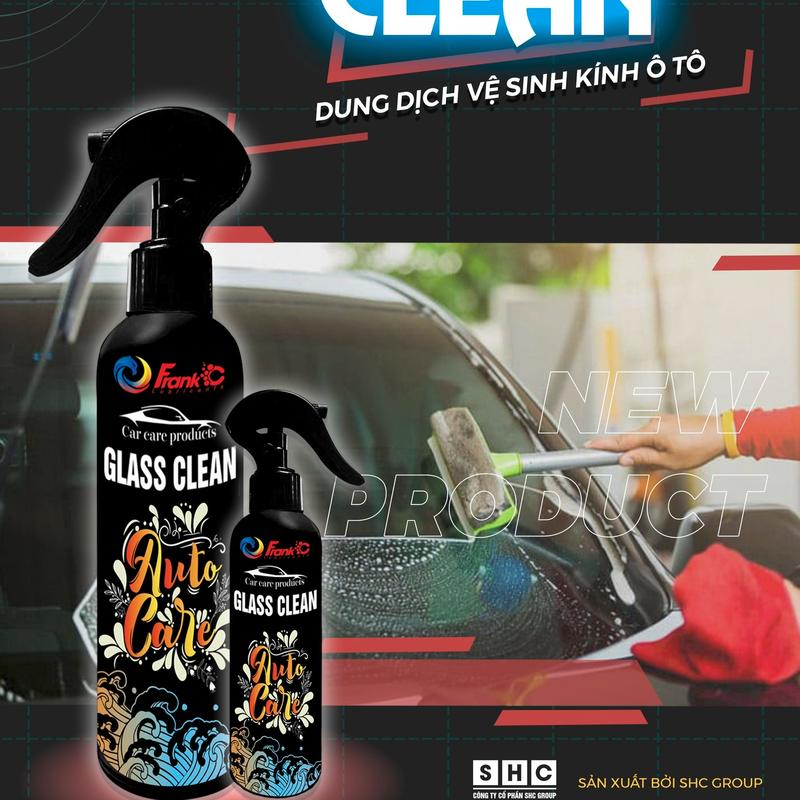  Tẩy cặn canxi ố kính oto chống mờ kính - Glass Clean 