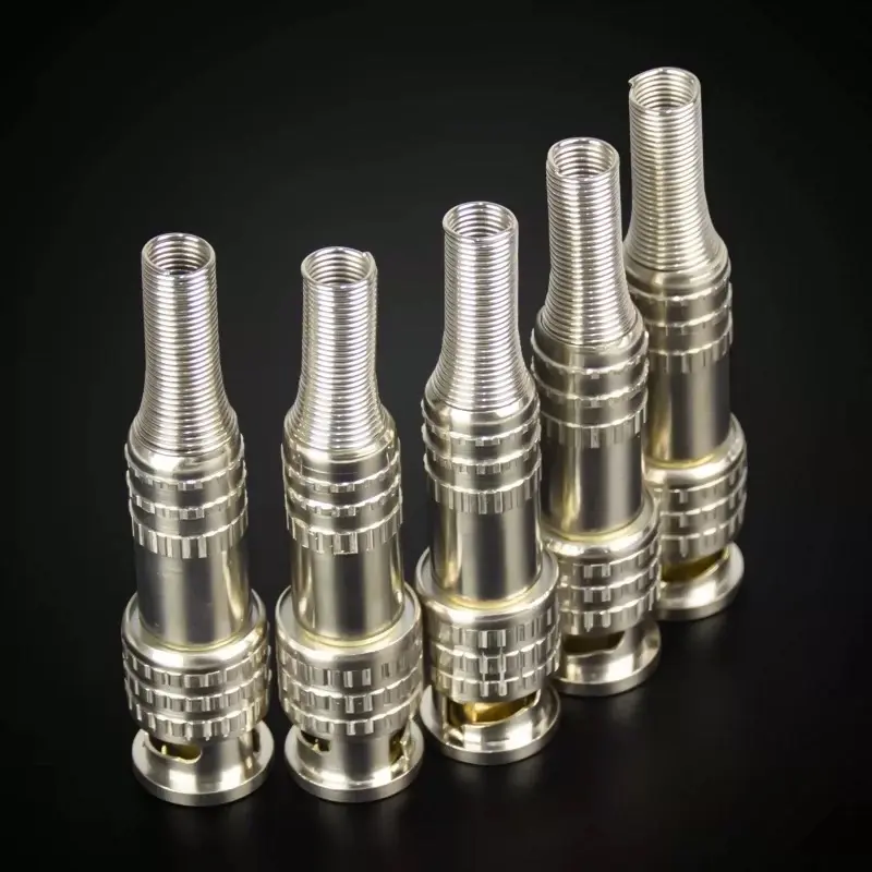 Konektor Jack Bnc buntut Coaxial RG59 RG6 Tanpa Solder Untuk Kamera CCTV 3