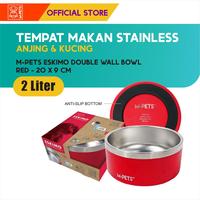 Gambar M-Pets Eskimo Double Wall Bowl 2 Liter / Tempat Makan Hewan dari M-Pets Volk Pets Indonesia Kota Tangerang 4 Tokopedia