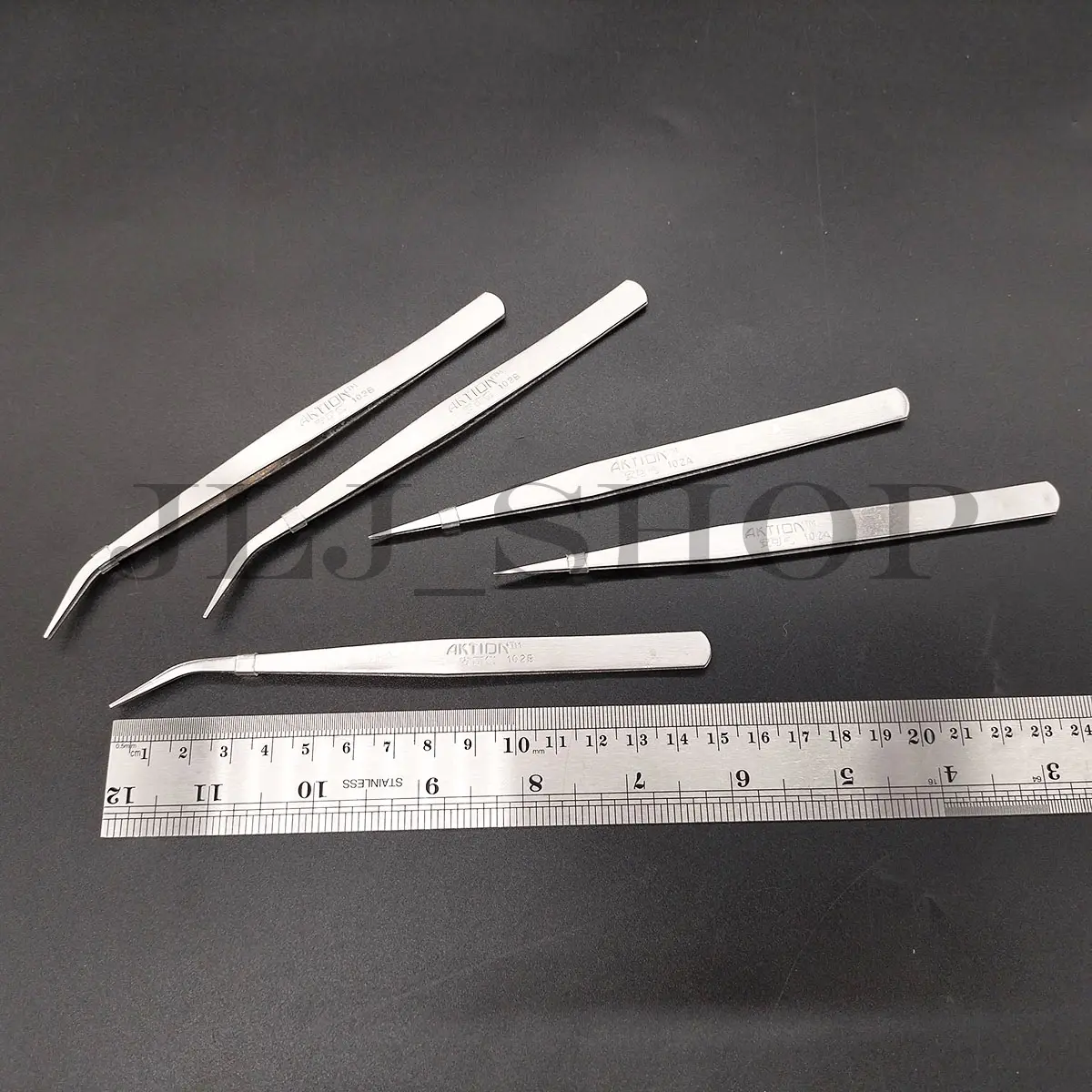 Pinset titik halus stainless steel "AKTION" 102