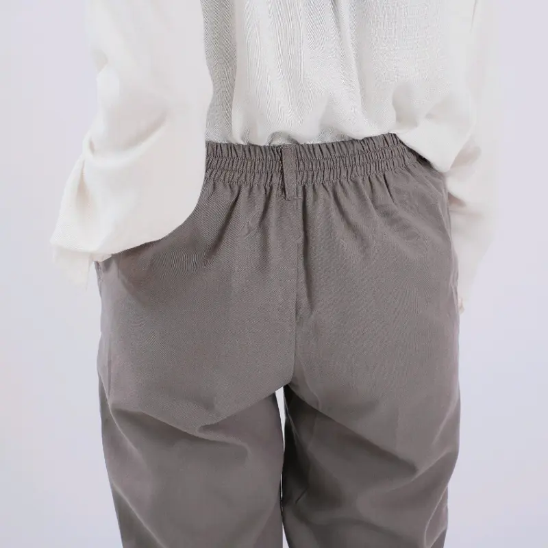 Hazel Ankle Pants - Celana Basic Wanita Baggy Pants 7/9 American Drill Premium 4