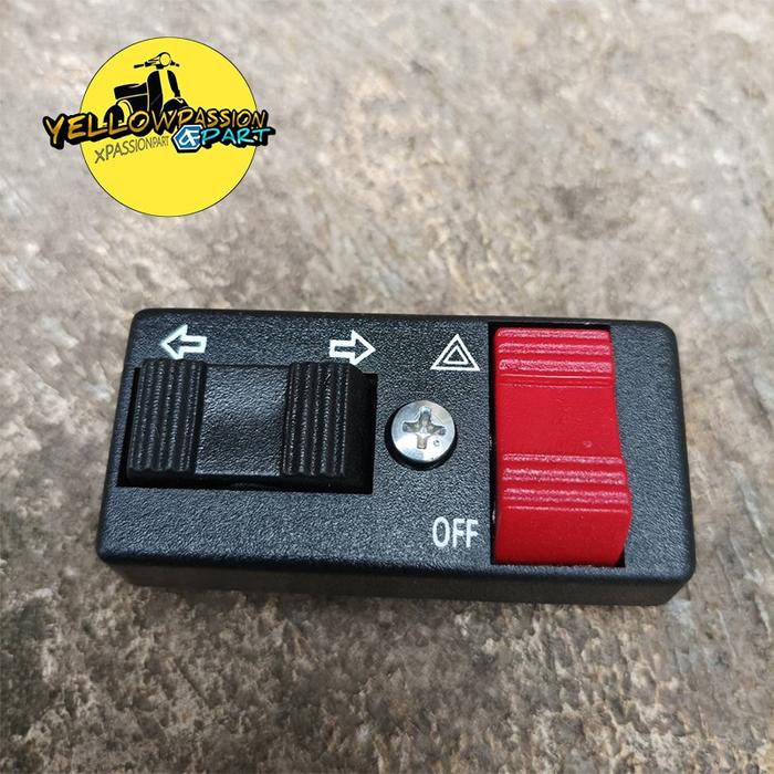 Gambar saklar reting hazard vespa holder sein reting hazard vespa px exclusive excel spartan ps dari PARTSCOOTER_NEW Kota Cimahi Tokopedia