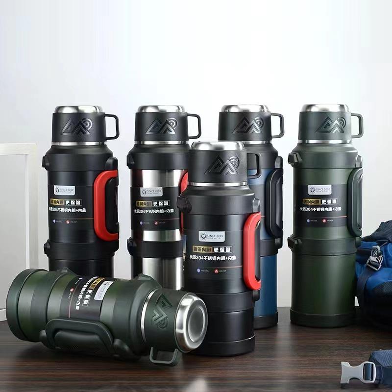 Bình giữ nhiệt ngoài trời AR bằng inox 316 không gỉ có cốc giữ nhiệt dung tích lớn từ 1300ml - 3200ml bình nước đa năng cao cấp - Dụng cụ nông nghiệp Tùng Lâm