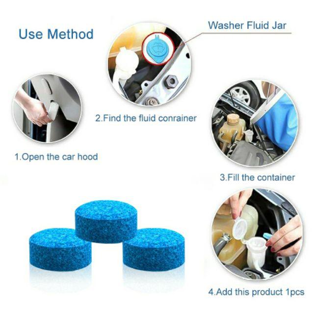 1 Viên sủi rửa kính cho ô tô 4