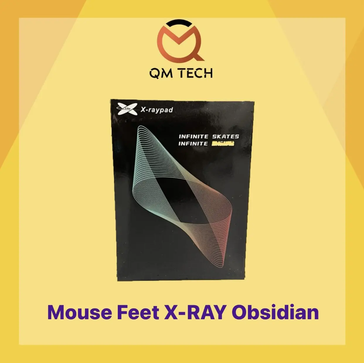 Mouse Feet X-RAYPAD Obsidian Control - QMTECH STORE