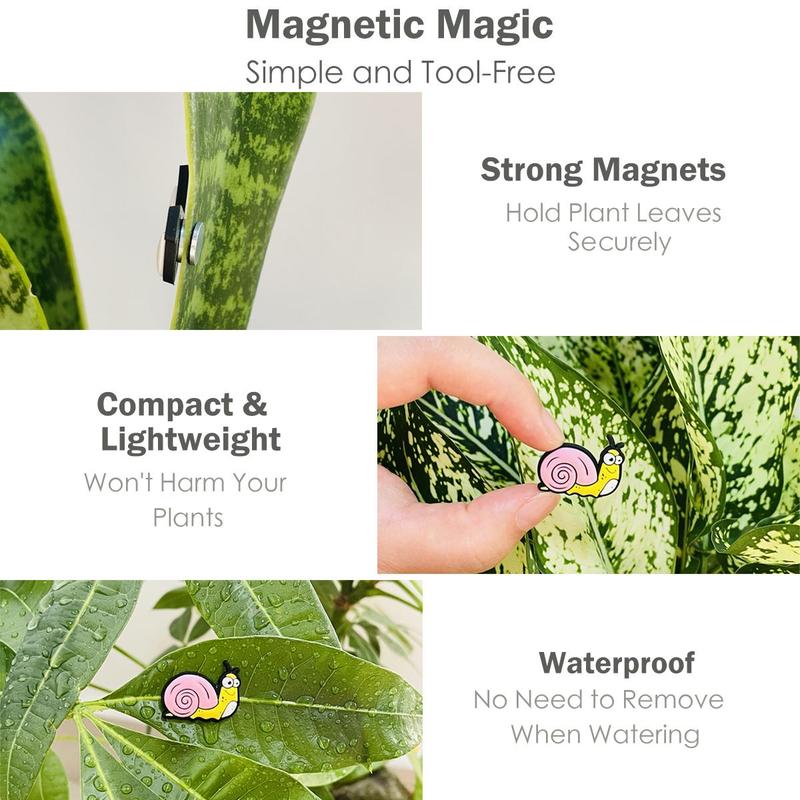 Creative Eye & Insect Pattern Plant Magnet, Decorative Funny Plant Pins for Garden Decor, Unique Gift Ideas for Women 3