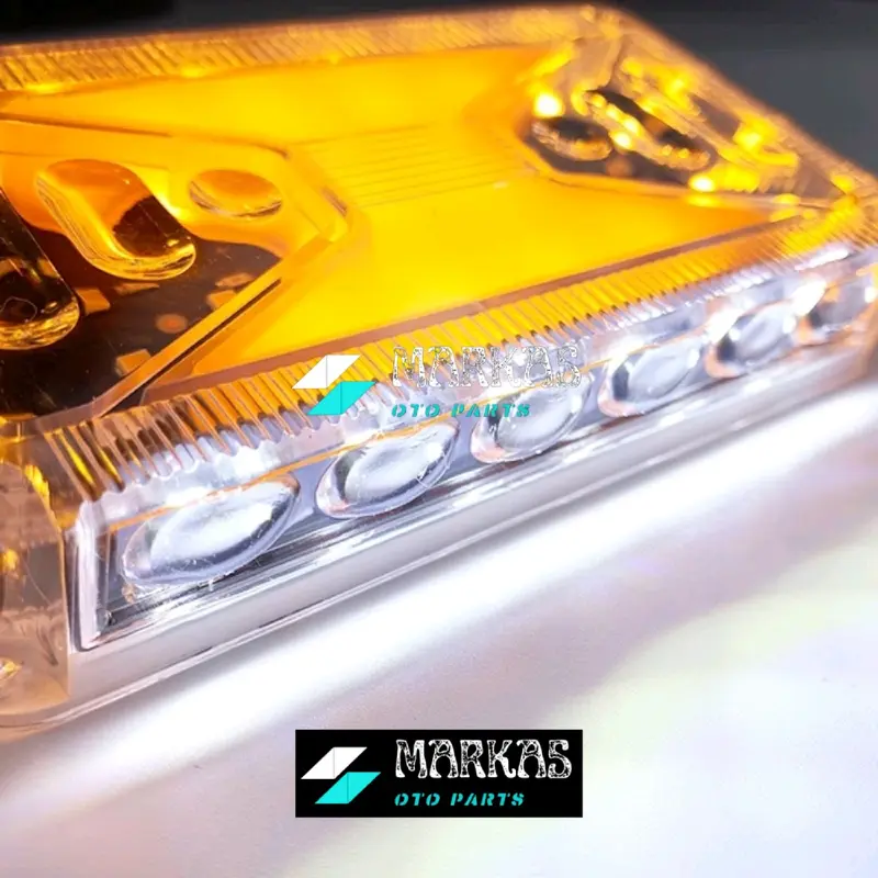 Lampu Led Samping Bak Truk Variasi 24volt Model Kotak 30Led Sein Running Light Waterside 5