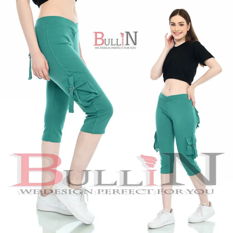 BULLIN Celana Senam Kantong Pendek Standar dan Jumbo / Celana Aerobic Pendek 3