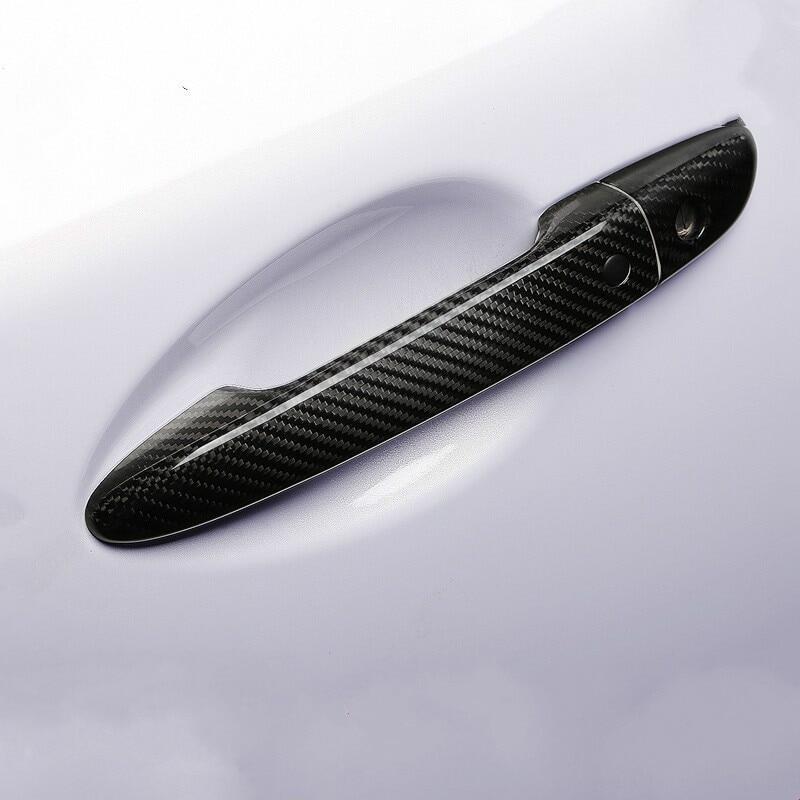 Product Introduction of 8Pcs Carbon Fiber Chrome Car Door Handle Frame Panel Cover Trim ABS Sticker Styling Accessories For Mazda 2 Demio 3 6 CX3 CX5 CX8 CX9 LHD & RHD 3
