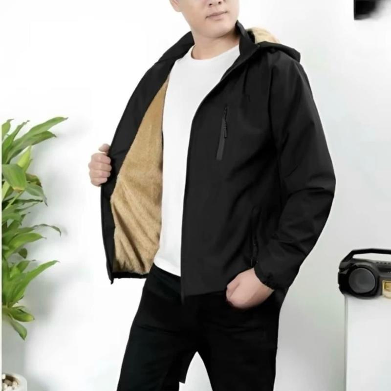 Áo Gió 3 Khoá Nam Nữ Lót Lông Vải Gió Tráng Bạc Chống Nước, Cản Gió Mùa đông lót lông Baggy Kaki