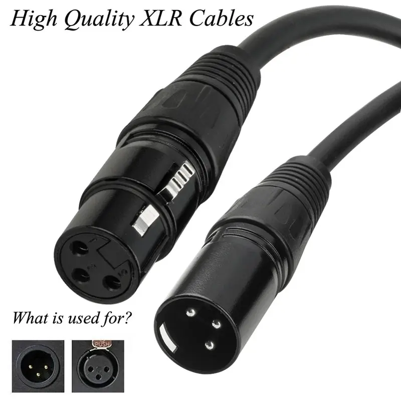 Paket Phantom Power Microphone 1 Channel 48V Supply for Condenser Microphone Plus Kabel XLR to XLR 5