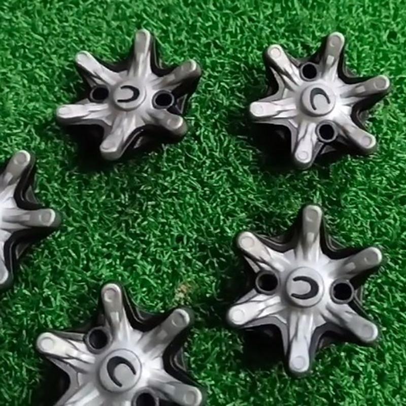 10Pcs Golf Shoes Spikes Universal Fast Studs TPR Soft Golf Shoes Pins Replacement Training Aids for Golf Training 6
