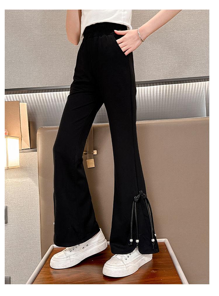 Product Introduction of Quần Dài Ống Loe Phong Cách Phương Tây, Cho Bé Gái, Hàng Mới Về Mùa Hè 2024, Quần Legging Trẻ Em Dễ Phối Đồ Thích Hợp Cho Trẻ Em Trung Bình Và Lớn, Ôm Sát Và Mỏng, Quần Dài 15