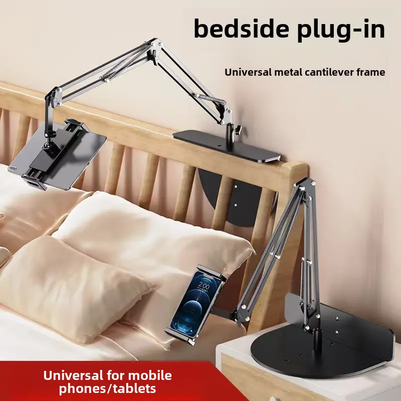 Metal Bedside Desktop Phone Tablet Stand Multi-Functional Overhead Metal Lazy Stand Telescopic Foldable car  phone  mount phone  suction  holder beeline  moto  ii  navigation  device  mount magnetic  power  bank