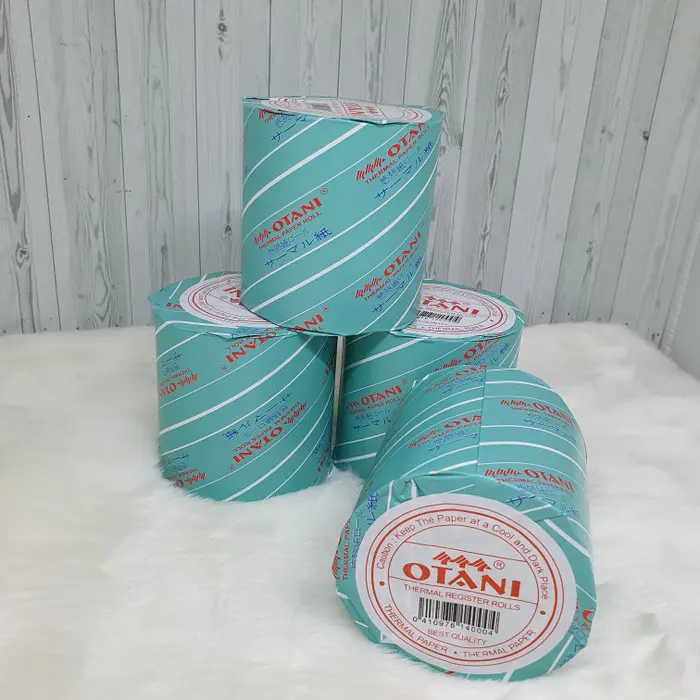 Otani 80x80 Kertas Struk Thermal PPOB 79x49 80x79 80x80 Struk Kasir Printer Thermal 80mm Epson TM-T82 TMT82 BTP3100 BTP3200 Hitam