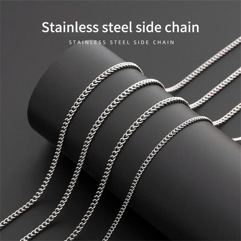 Stainless Steel Side Chain High-quality Fine Twisted Chain Fashion ...