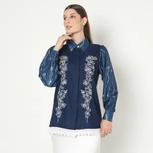 Chanté - Jiya Shirt in Sapphire Blue