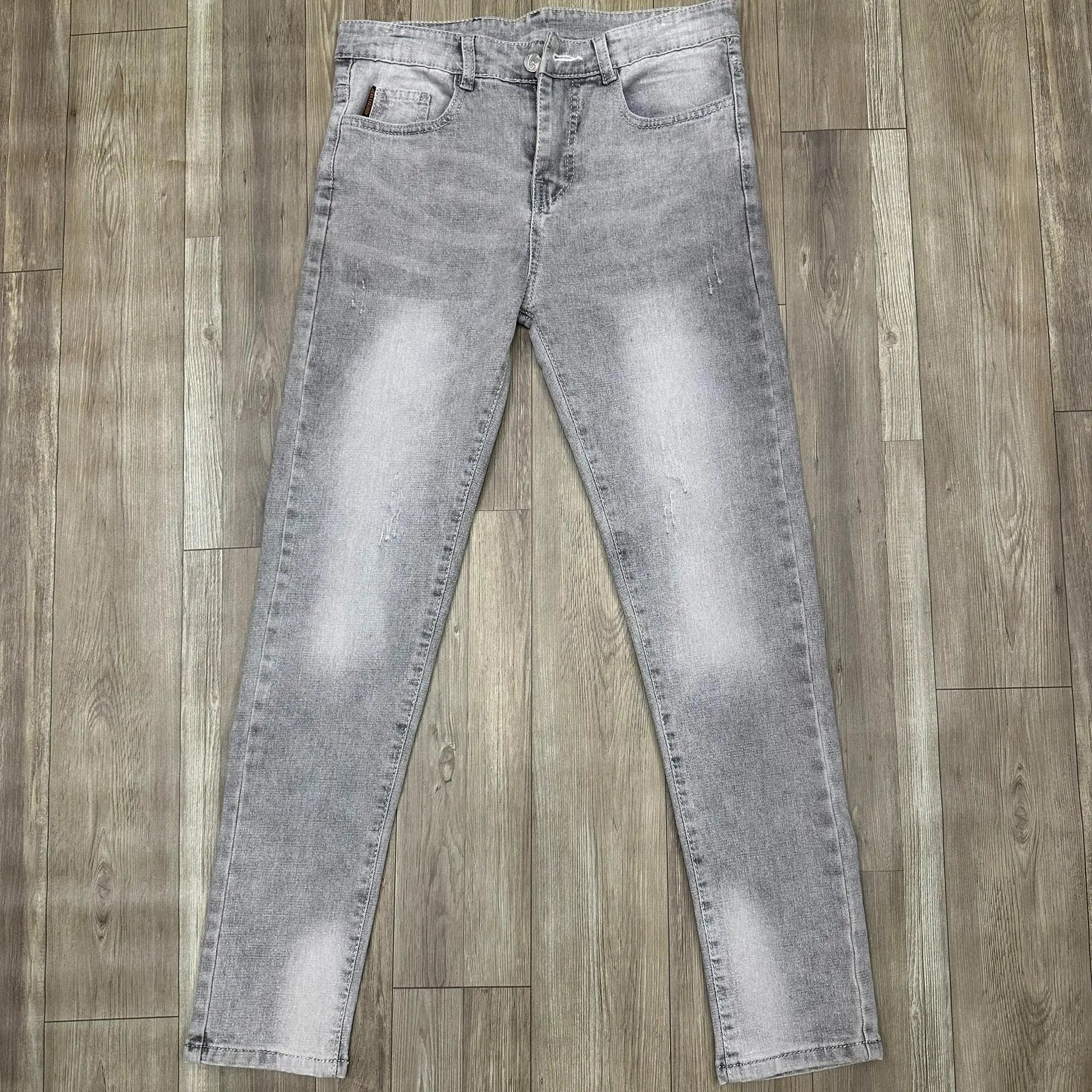 QUẦN JEAN DÀI CO DÃN MÀU XÁM KHÓI MENSWEAR PANTS