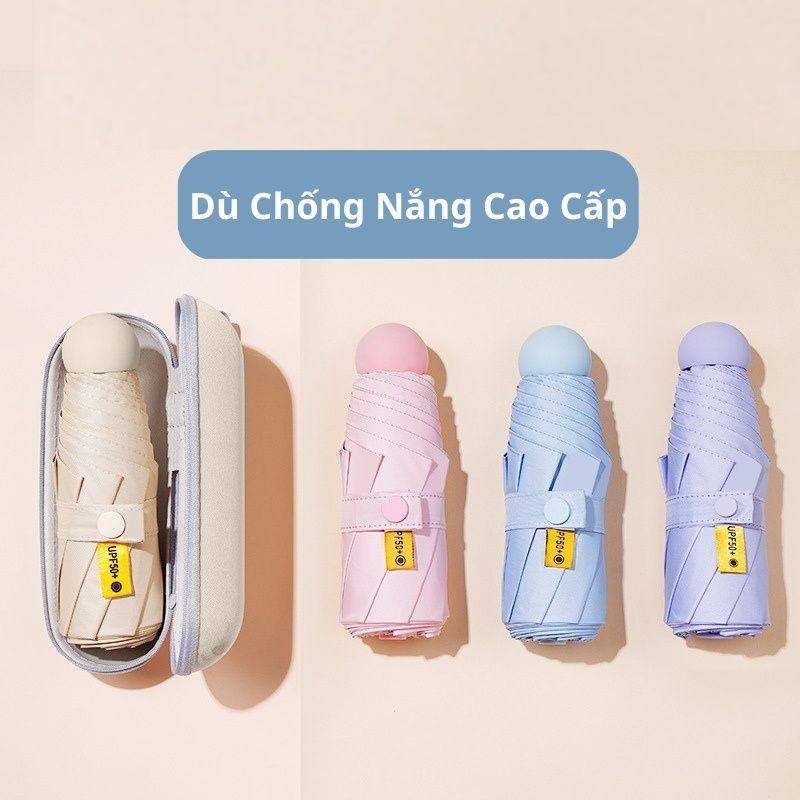 Product Introduction of Dù Gấp Mini Hình Viên Thuốc Siêu compact Để Bảo Vệ Khỏi Nắng Và Mưa Khi Đi Học / Văn Phòng 23