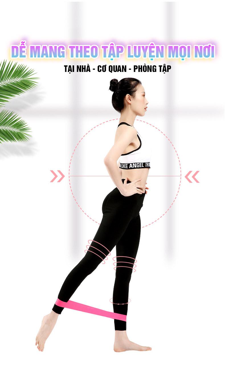 Product Introduction of Bộ 5 Dây Kháng Lực Tập Yoga Gym Cao Su Tự Nhiên 2573 - PARISA dây kéo đàn hồi 30
