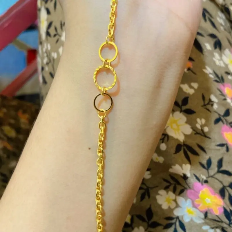 Gelang Bulat Kosong Tiga Cantik Bisa Riqwest 5