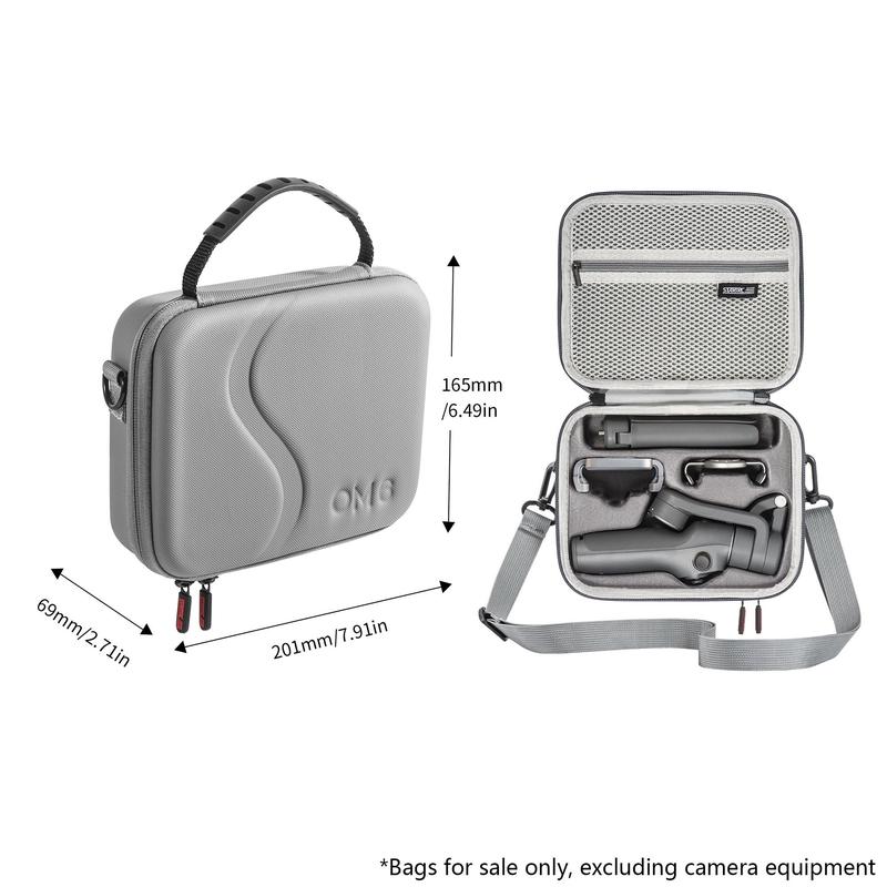 Product Introduction of STARTRC Portable Handheld Gimbal Storage Bag, Fashion PU Handheld Crossbody Shoulder Bag, Camera Accessories for DJI OM6 1