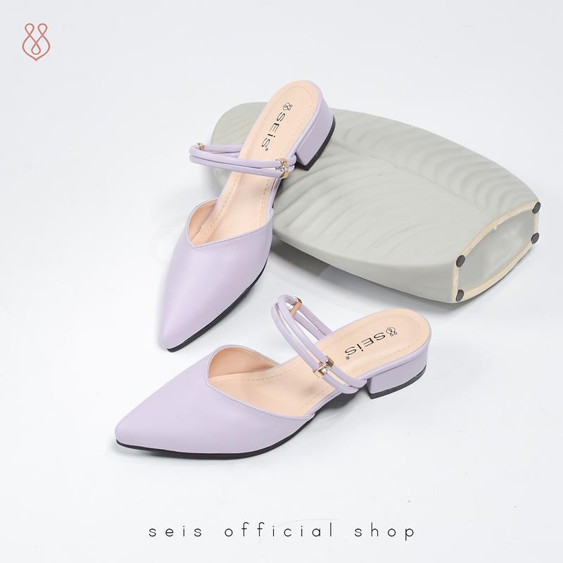 SEIS Joy Mules Wanita Heels 3 cm  Sendal 8