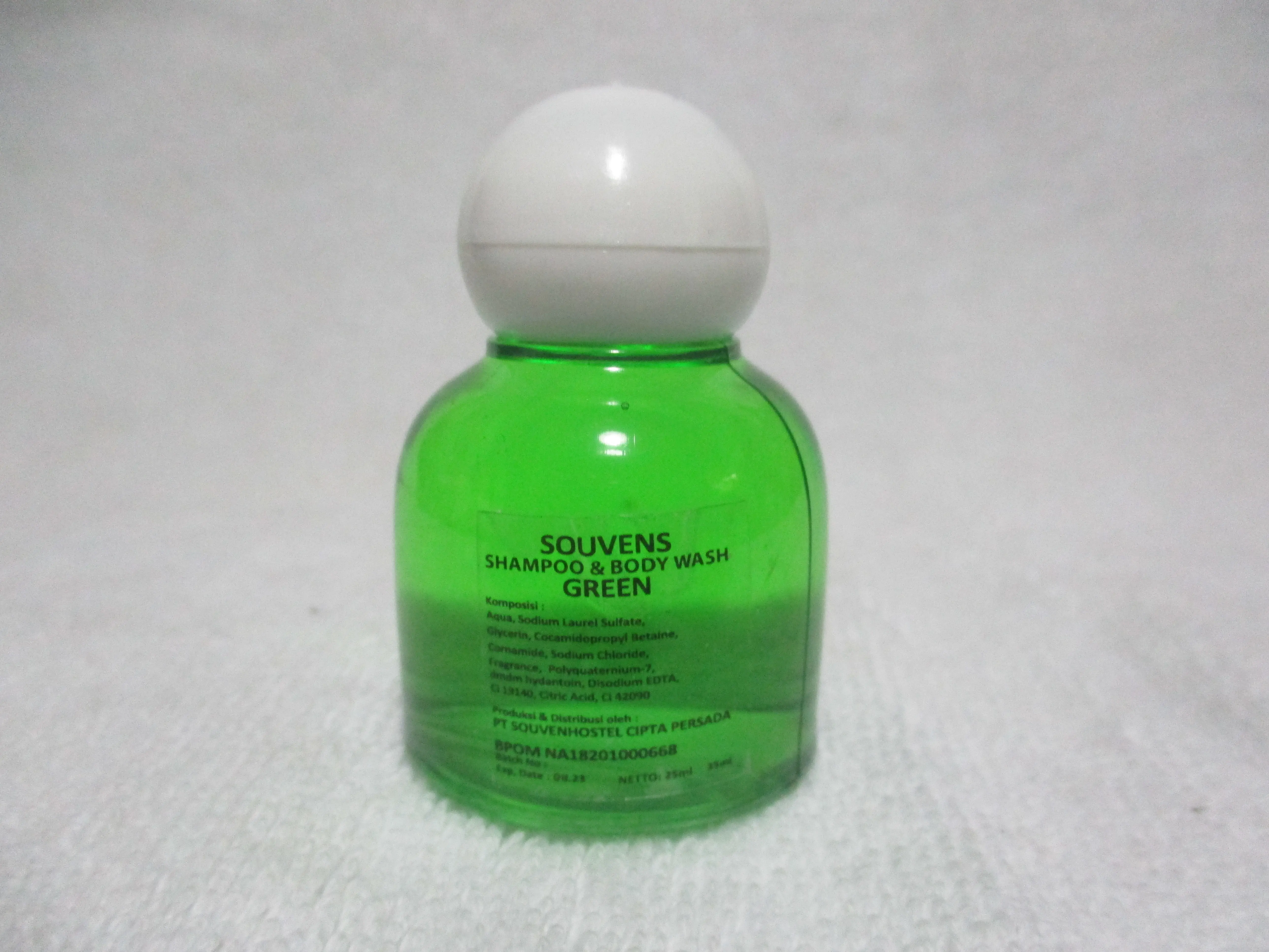 [100 pcs] shampo hotel dan sabun cair / shampoo and bodywash botol gentong 25ml 2 in 1