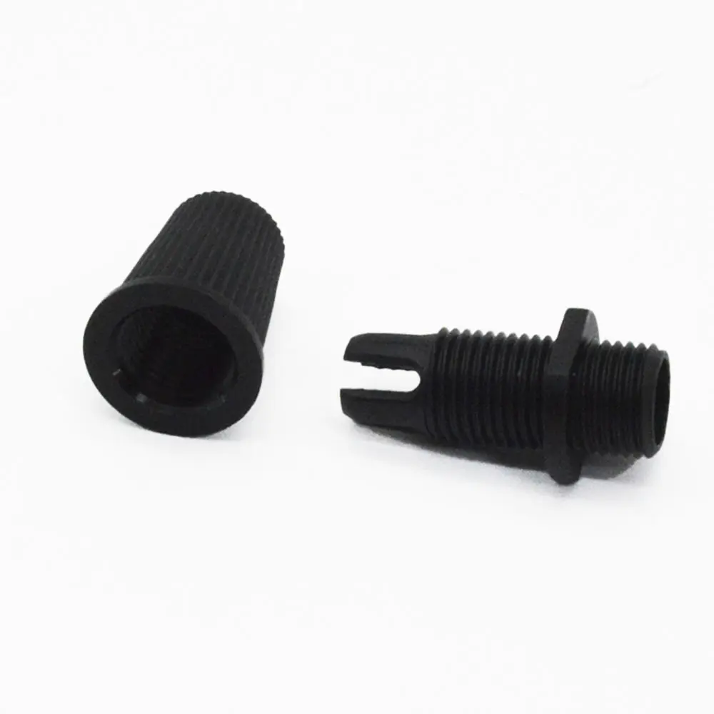 20PCS Fixed 007Wire Buckle Set Lamp Head Chandelier Chassis M10 Threaded Pipe Anti-pull Locking Cable Fixer Locking Buckle Black
