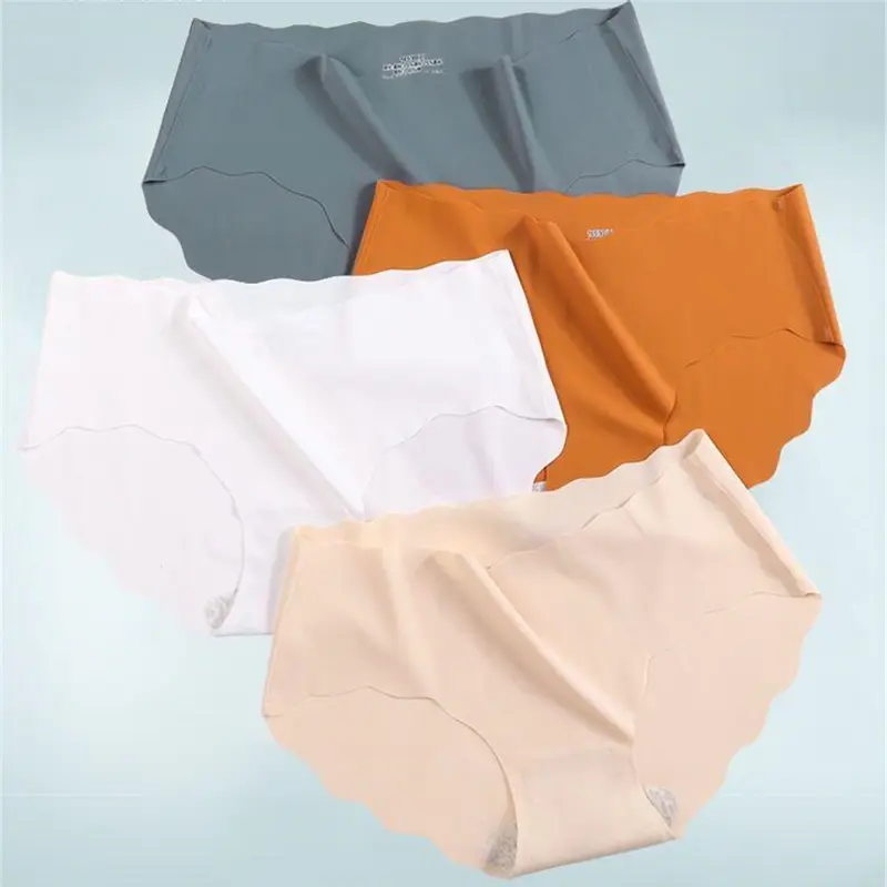 Đồ Lót Bà Mang Thai Chất Liệu Lụa Lạnh Thiết Kế Không Đường May Cạp Thấp Thích Hợp Cho Bà Mang Thai Giữa Đến Cuối, Phần Mỏng Mùa Hè, Quần Đùi Mang Thai Sớm Lý Tưởng Cho Mùa Hè 2