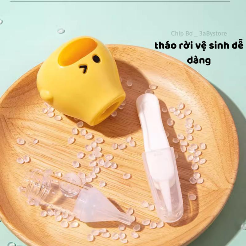 dụng cụ HÚT MŨI vịt cho trẻ sơ sinh kèm nhíp gắp và hộp đựng Mềm mại An Toàn Không Đau Kem Cho Bé 5