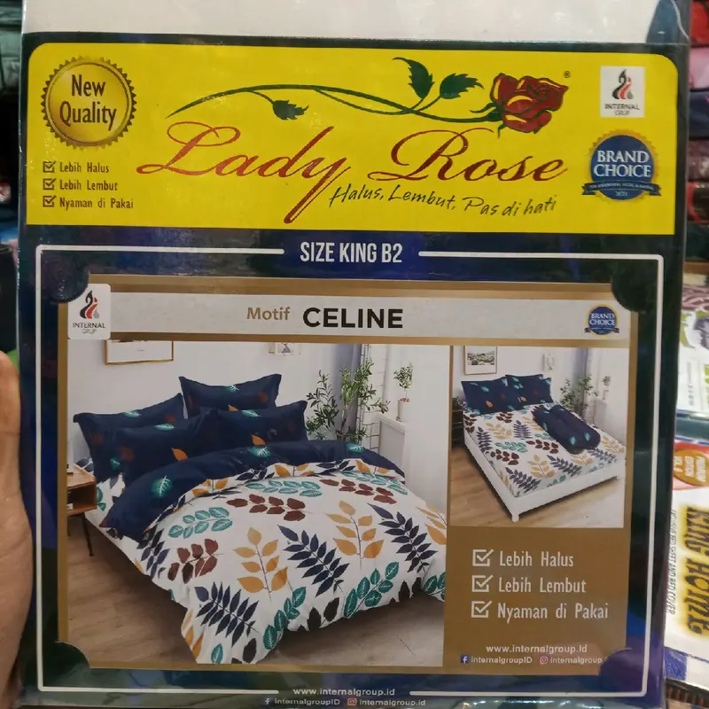 SEPRAI LADDY ROSE 180X200 Katun Bunga King Size 2