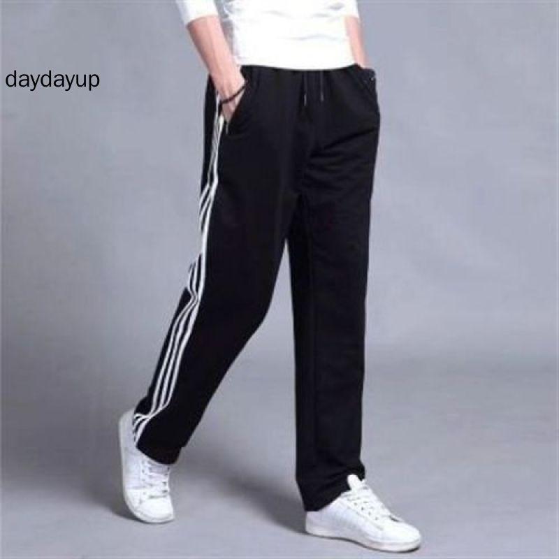 Men Sports Pants Thick Breathable Sports Fashion Pants Straight Tube Plus Size Running Loose Casual Pants 2
