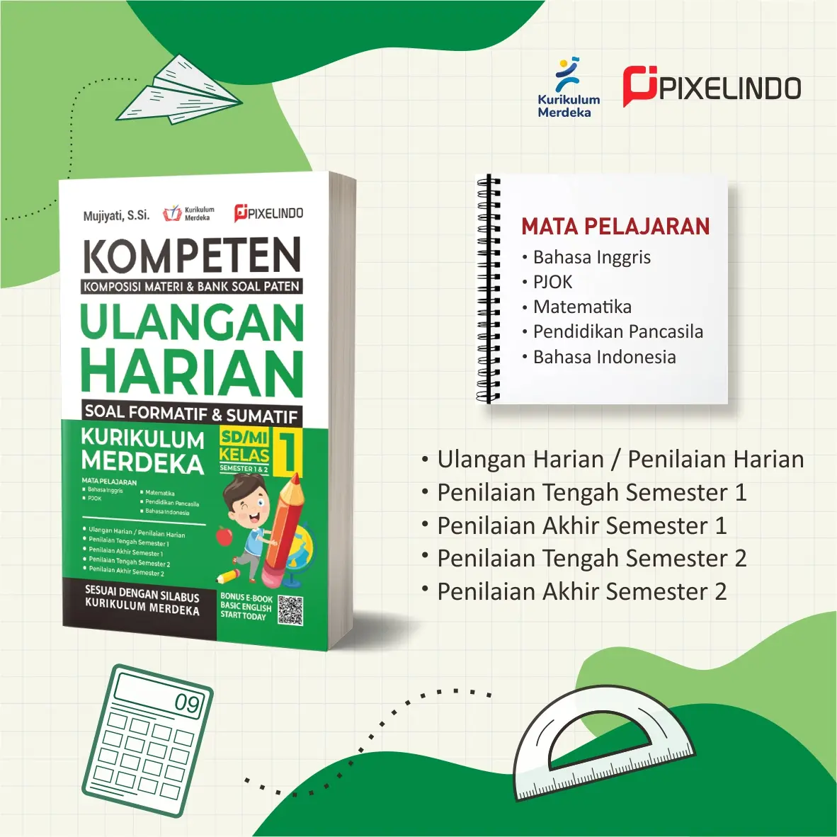 Buku Kompeten Ulangan Harian Kurikulum Merdeka Sd/Mi Kelas 1 - Shop ...