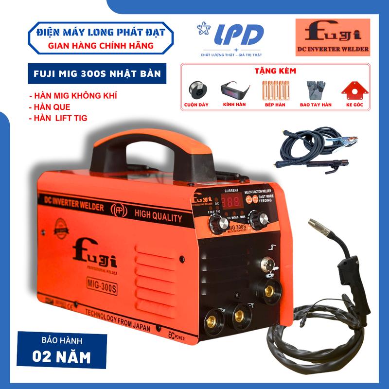 Máy hàn mig Fuji Nhật Mig 300S chuyên hàn không dùng khí, hàn que và hàn lift tig chuyên cho gia đình và thợ