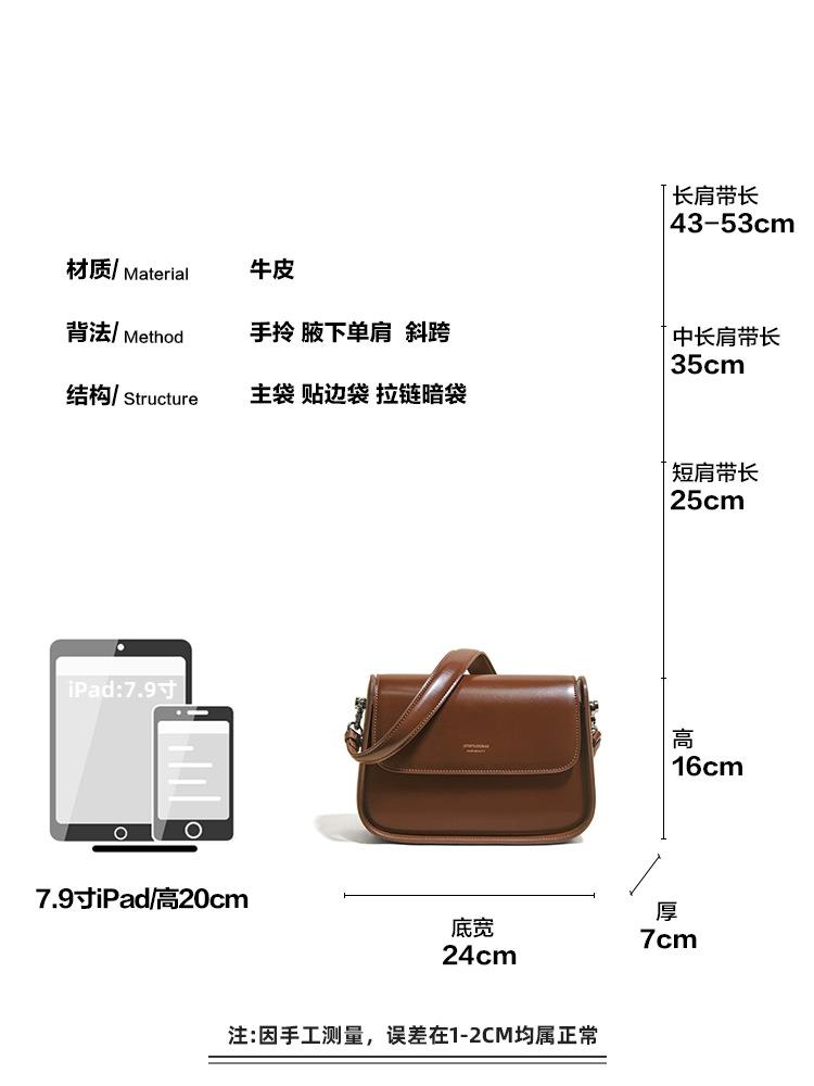 Product Introduction of Túi Yên Ngựa, Túi Nữ, Chất Lượng Cao, Hợp Xu hướng, Độc Đáo, Da Thật, Đeo Chéo Dưới Cánh Tay, Thích Hợp Cho Thương Mại Điện Tử Xuyên Biên Giới, Sản Phẩm Bán Chạy, Năm 2024, Hàng Mới Về 3