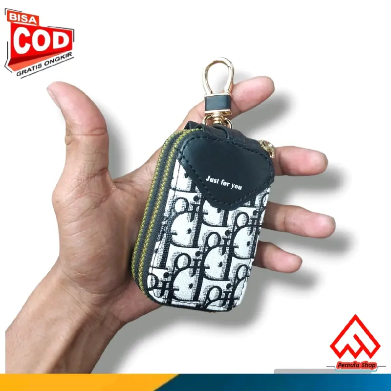 Gantungan kunci impor Dompet stnk mobil motor tranfaran model baru 2