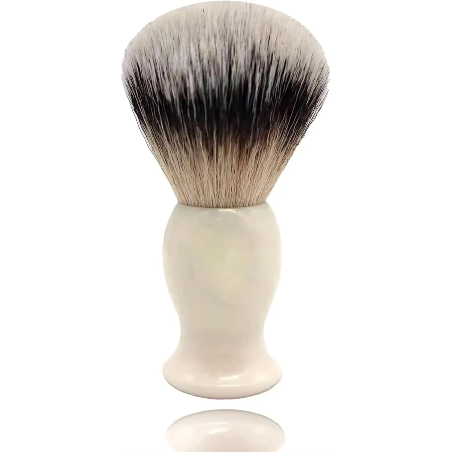 Shaving Brush Traditional Men Shaving Brush Rich Lather Shave Brush Bristle Brush for Male Grooming, Barbers and Salon. Wet Shaving Brush for Men Using Shaving Cream, Foam & Soap White Resin Handle