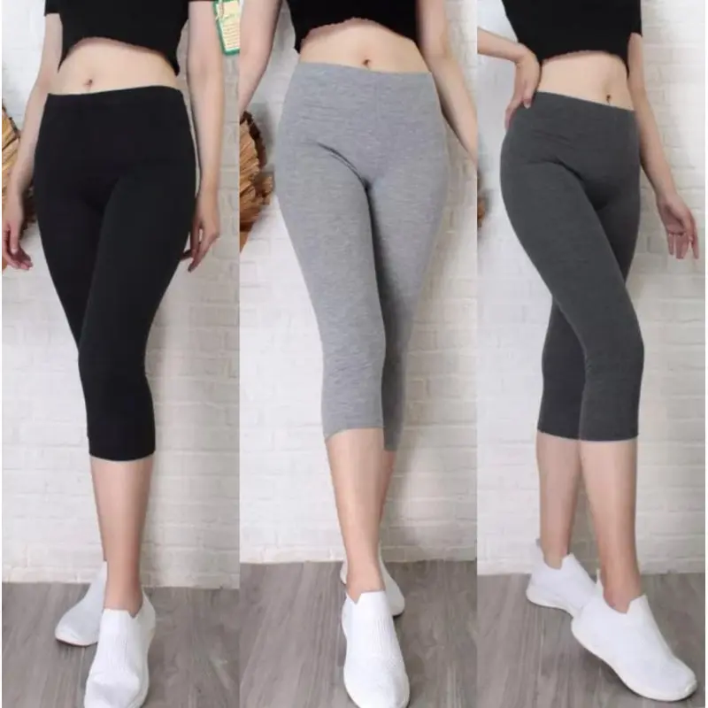 Leging 7/8 Wanita Dewasa Jumbo Standar Bahan Kaos Rayon
